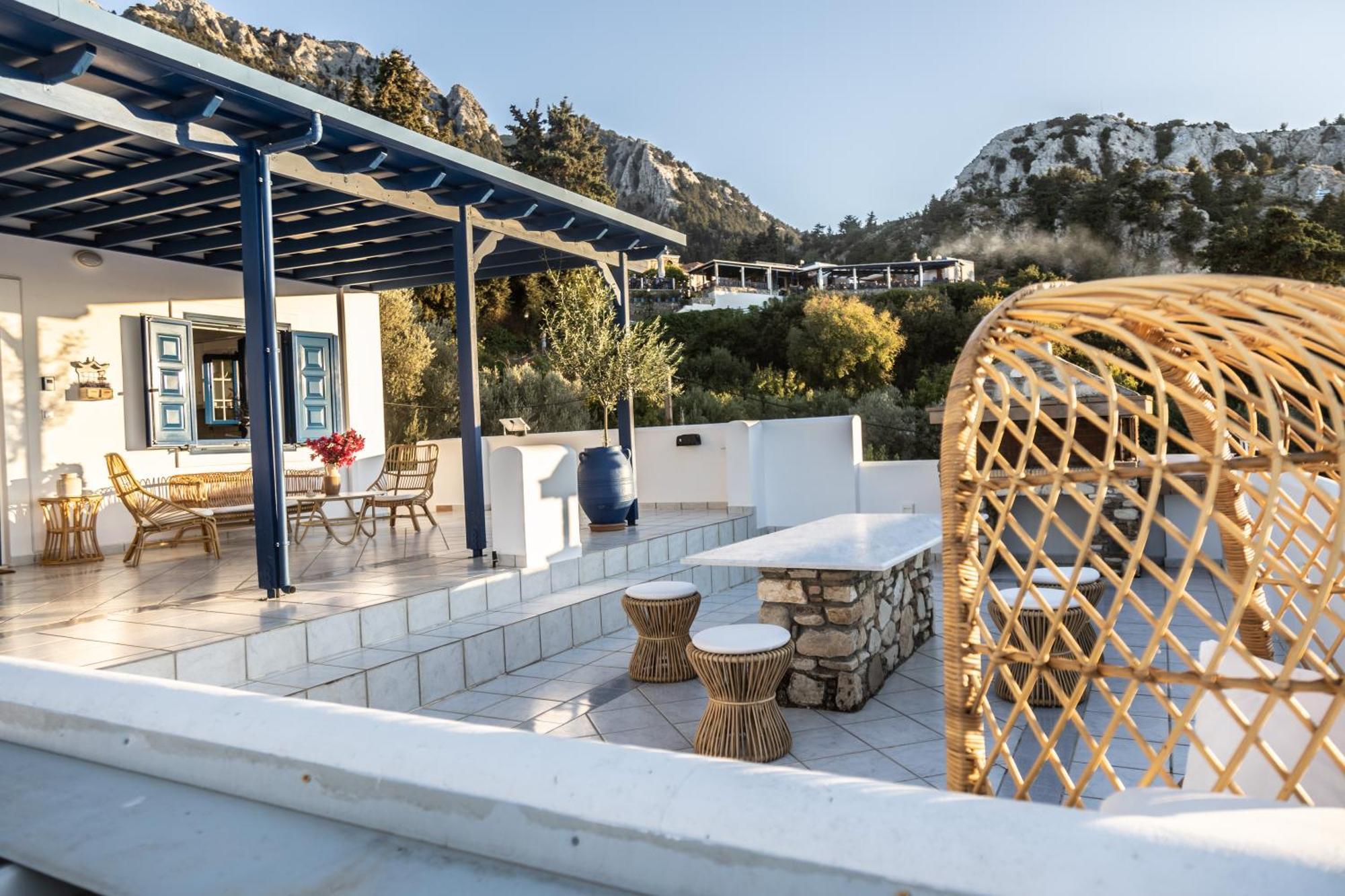 Вилла Giannis & Maria Sunset House Lagoudi Zia Экстерьер фото
