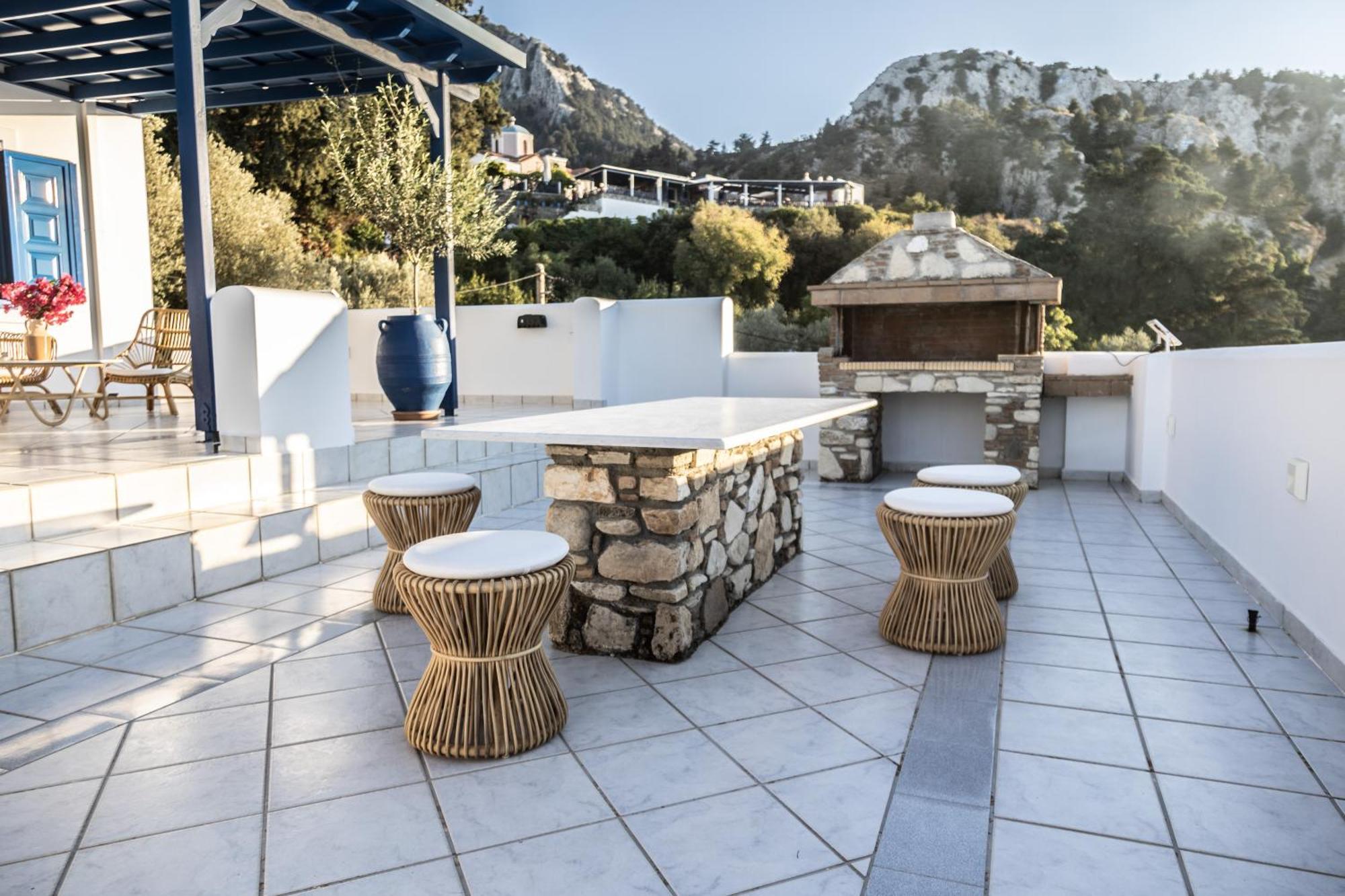 Вилла Giannis & Maria Sunset House Lagoudi Zia Экстерьер фото