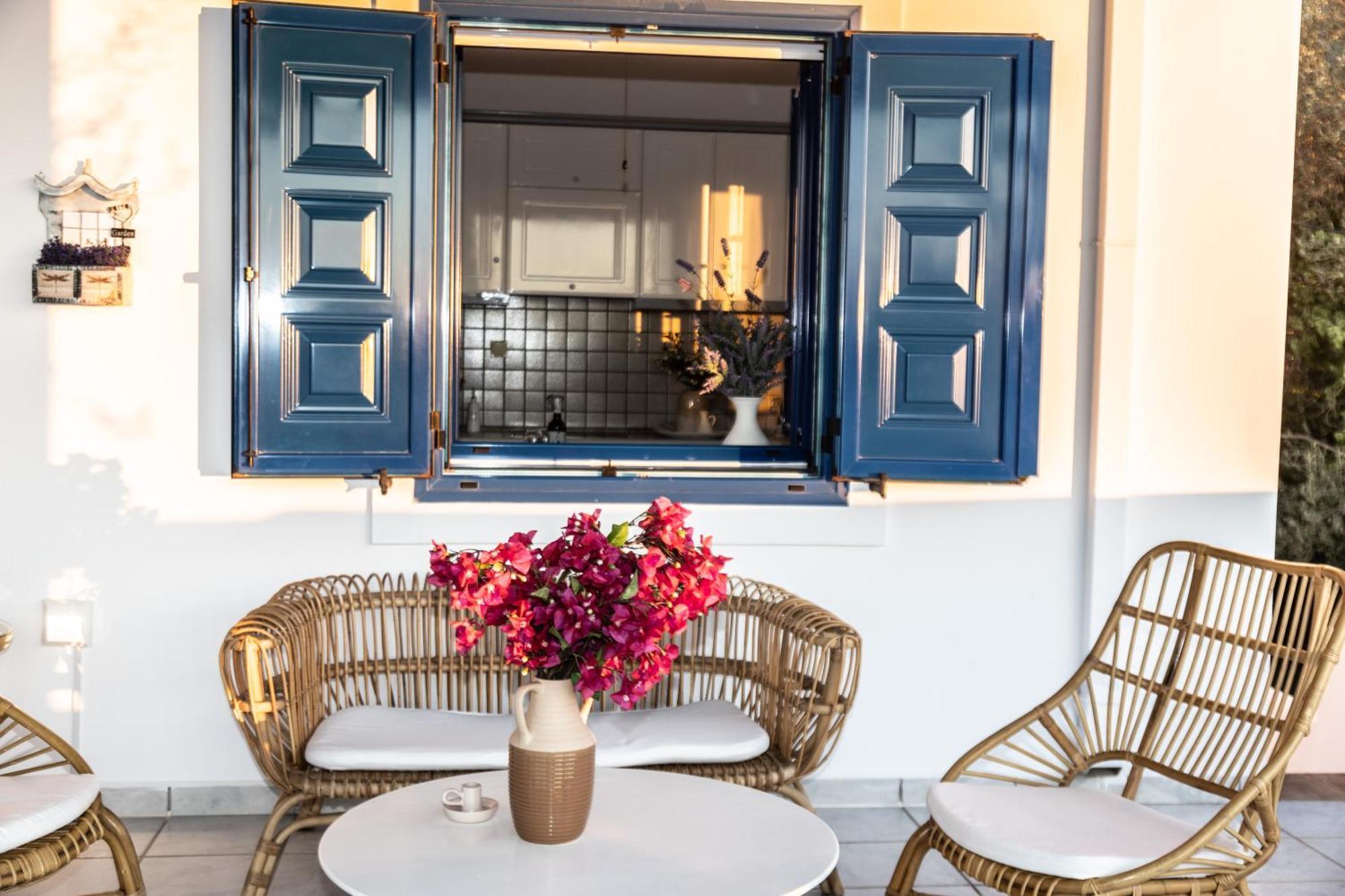 Вилла Giannis & Maria Sunset House Lagoudi Zia Экстерьер фото